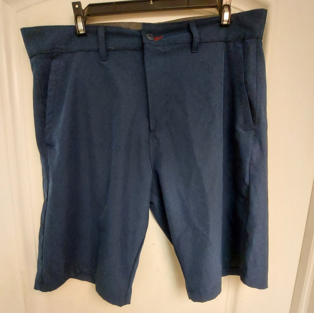SET OF 2 BURNSIDE DRI-FIT LIGHTWEIGHT BLUE  & GRAY CARGO BOARD SHORTS LARGE - Picture 4 of 8
